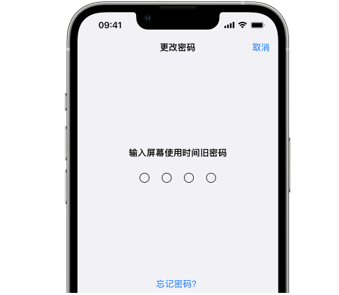 石排镇iPhone屏幕维修分享iPhone屏幕使用时间密码忘记了怎么办 