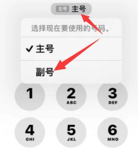 石排镇苹果14维修店分享iPhone 14 Pro Max使用副卡打电话的方法 