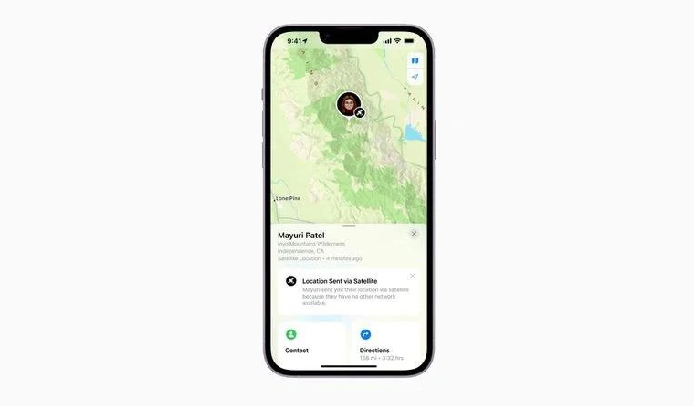 石排镇苹果14维修分享iPhone14系列中 FindMy功能通过卫星分享位置方法教程 